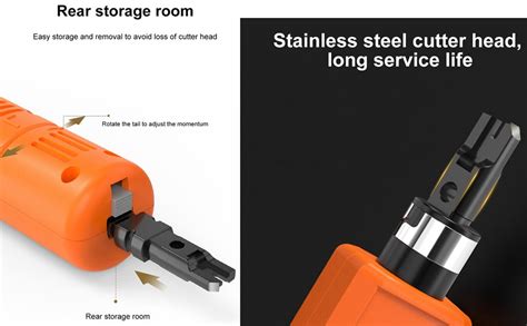 Scalebee Punch Down Impact Tool,Network Wire Stripper,Multifunctional ...