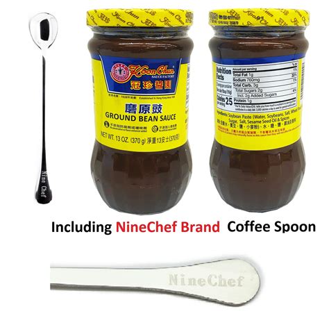 NineChef Bundle - Koon Chun Ground Bean Sauce 13-Ounce Jars (Pack of 1 ...