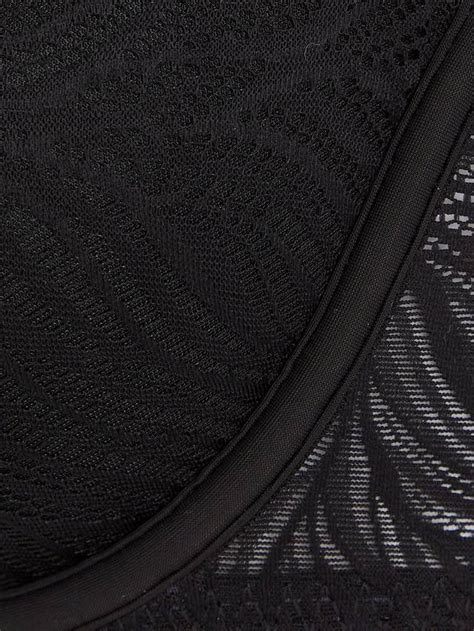 Calvin Klein Sheer Marquisette Lace Bra, Black, 32E