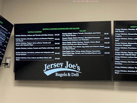 Online Menu of Jersey Joe’s Bagels and Deli Restaurant, New Providence ...