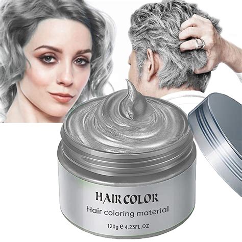 Amazon.com : Temporary Silver Gray Hair Spray, Silver Hair Color Spray ...