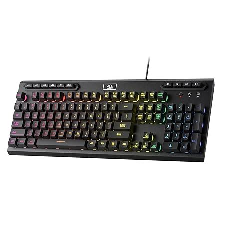 Amazon.in: Buy Redragon K513 RGB Membrane Gaming Keyboard, Standard 104 ...