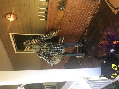 Holiday Living 78.74-in Talking Lighted Werewolf Lifesize Greeter at ...