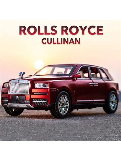 Rolls Royce Cullinan Metal Model Diecast Car - Red (L12-81) – Toyloft