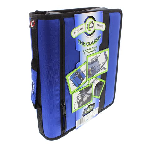 Case-It The Classic 2" Zipper Binder with Strap, Blue - Shop Binders at H-E-B