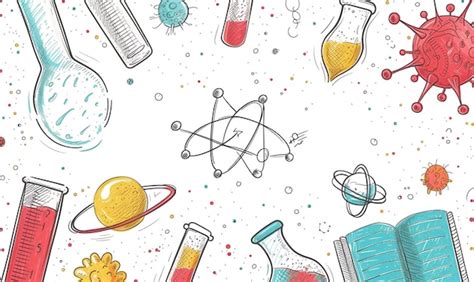 Cute Science Pattern 的图像结果