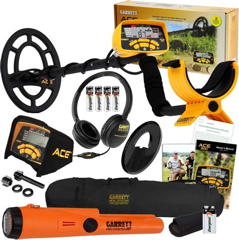 GarrettMetalDetectors Garrett ACE 300 Metal Detector with Waterproof ...