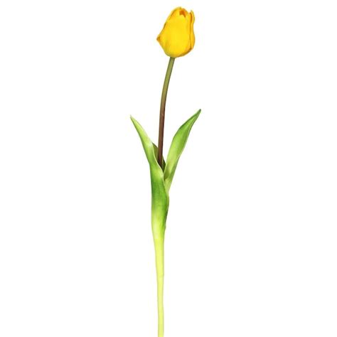 Vickerman 19-in Yellow Indoor Tulips Artificial Flower at Lowes.com