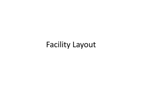Image result for Types of Facility Layout