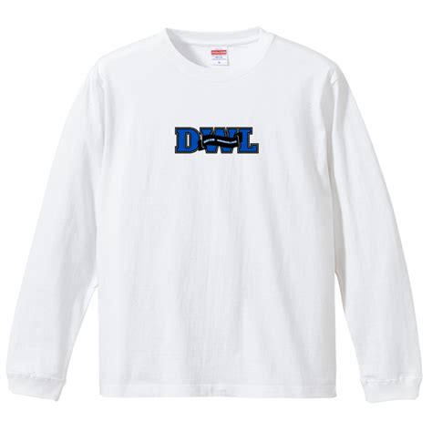 DWL刺繍ロゴ長袖Tシャツ (ホワイト) | DREAM WONDERLAND SHOP