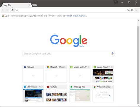 Google Chrome 的图像结果