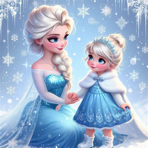 Elsa and Anna | Imagenes de princesas bebes, Imagenes de princesitas ...