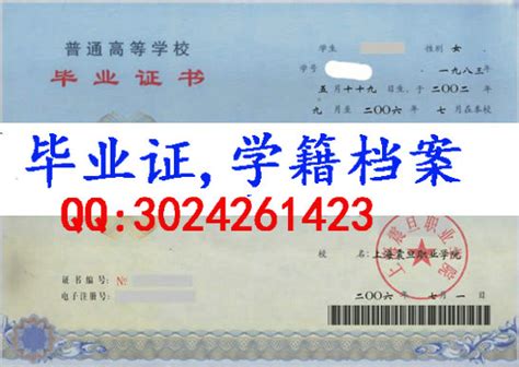 上海震旦职业学院毕业证样本- 毕业证书定制|毕业证编号查询网