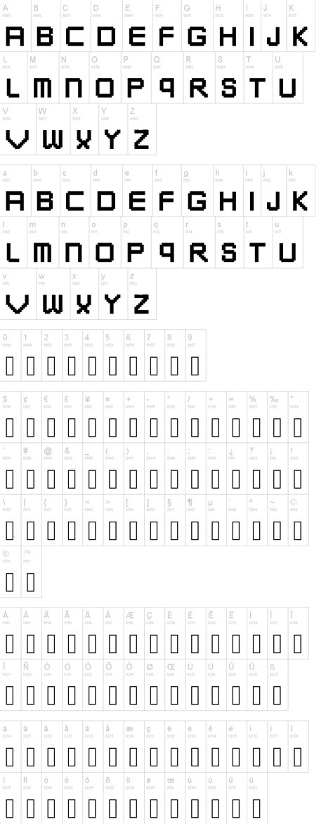 Techno Typewriter Font 的图像结果