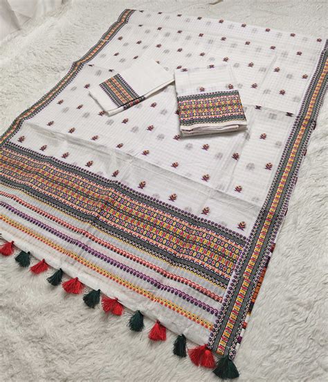 Ready-To-Wear Cotton Checks* Mekhela Sador – Chadorkart