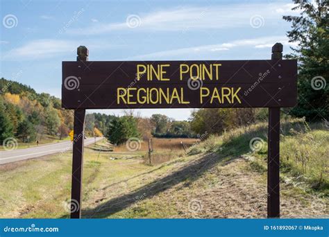 Sign for Pine Point Regional Park, a Nature Area in Washington County ...