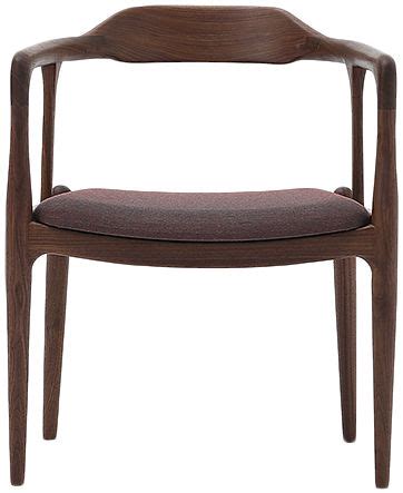 梵几青山椅新中式餐椅美国黑胡桃木餐厅餐椅_设计素材库免费下载-美间设计