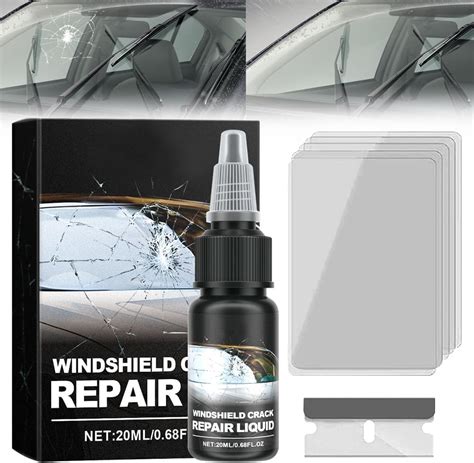 Windshield Repair Kit for Glass Crack, Auto Glass Repair Kit for Fix ...
