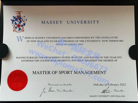 22年梅西大学硕士学位证范本|购买新西兰degree更新迭代