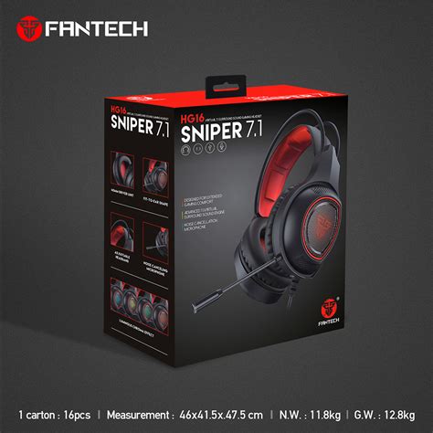 سماعة العاب محيطية FANTECH HG16 7.1 | الاردن