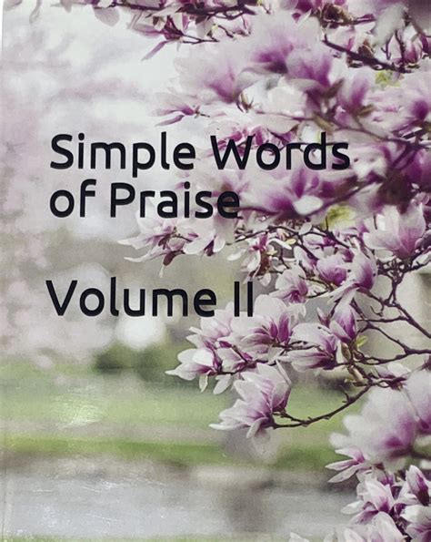 Simple Words of Praise Vol. II - Simple Words of Praise