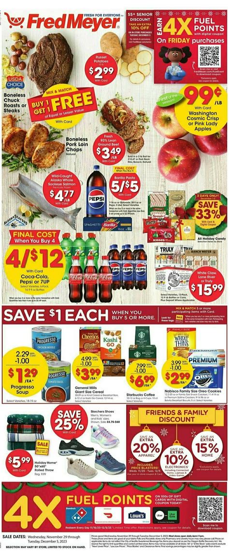 Fred Meyer Weekly Ad & Specials from November 29