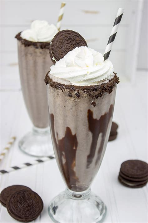 recette milk shake glace oreo