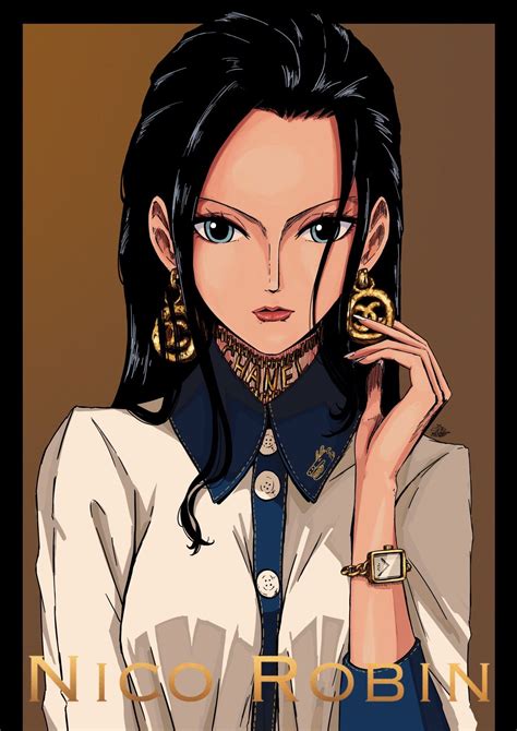Pin by ™레드†χξ on ONE PIECE (ワンピース) | Nico robin, One piece fanart, One ...