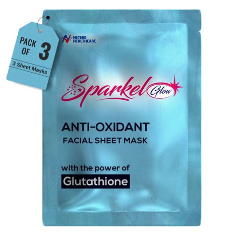 Face Mask for Glowing Skin | Brightening Sheet Mask with Glutathione
