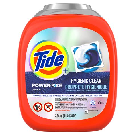 Tide Hygienic Clean Power PODS Laundry Detergent Pacs, Original, 79 ...