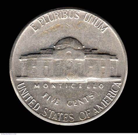 Jefferson Nickel 1970 D, Nickel (Five Cents), Jefferson (1938-2003 ...