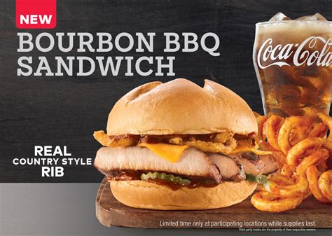 Arby’s New Bourbon BBQ Rib Sandwich – Arby's RVA