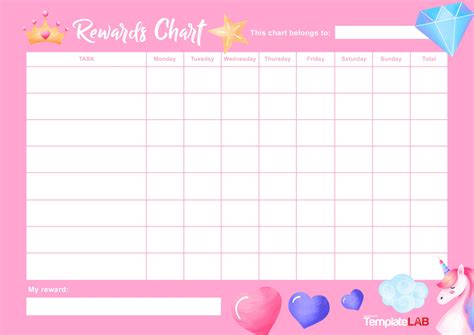 44 Printable Reward Charts For Kids Pdf Excel Word Reward Chart