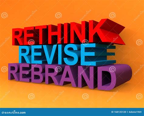 Reflect rethink revise stock illustration. Illustration of change - 168135128