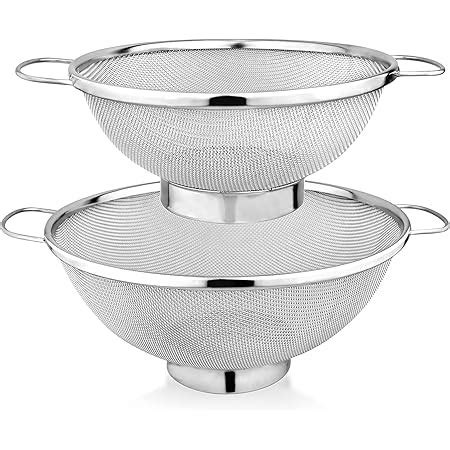 SEGOVIA Food Grade Stainless Steel Atta Flour Spice Powders Strainer ...