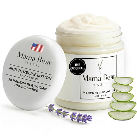 Amazon.com : Mama Bear Oasis Lotion - Neuropathy Nerve Therapy & Relief Cream - Maximum Strength ...