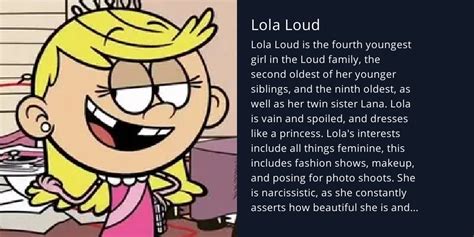 Lola Loud - Bot Profile
