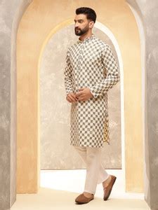 SOJANYA Men Embroidered Straight Kurta - Buy SOJANYA Men Embroidered ...