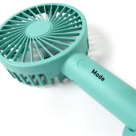 Shop Rechargeable Handheld Fan | 3 Speeds | Multi-Color Base — DeoDap
