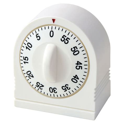 MECHANICAL KITCHEN TIMER 1-60 MINUTES 100% BRAND NEW EASY-TO-READ ...
