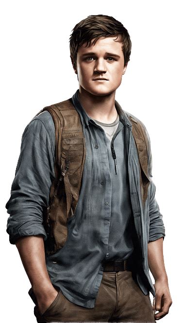 Josh Hutcherson Portrait transparent PNG - StickPNG