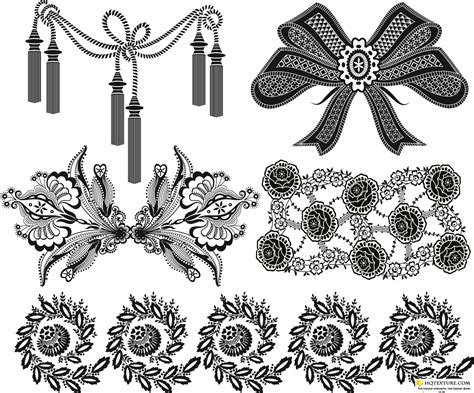 Lace Ornaments Vector 2 » Векторные клипарты, текстурные фоны ...