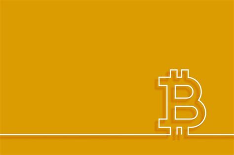 Minimalist style bitcoin technology background | Free Vector