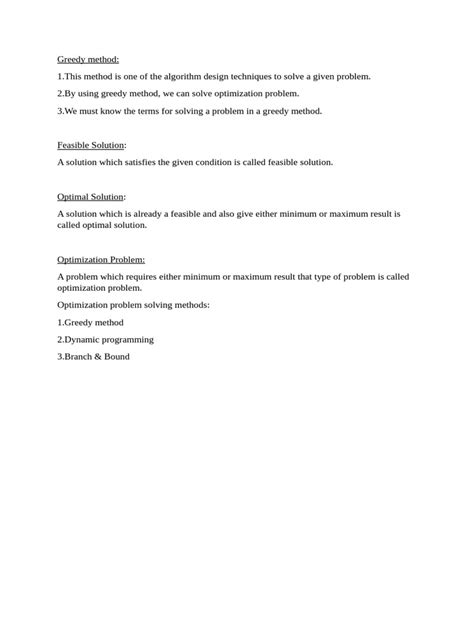 Image result for Greedy Method Explained