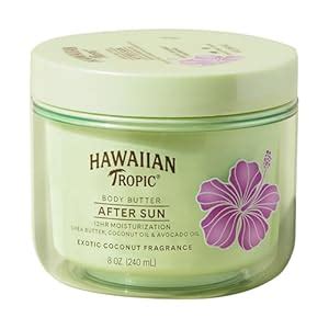 Buy Hawaiian Tropic After Sun Hydrating Body Butter, Exotic Coconut, 8 ...