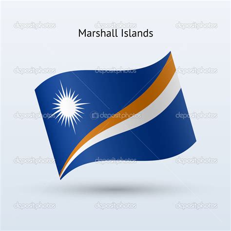 Marshall Islands flag waving form. Stock Vector Image by ©tkacchuk ...