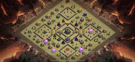 Best War Base TH9 with Link, Anti Everything - Town Hall Level 9 CWL ...