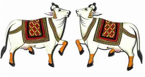 ADIKALA Pichwai Decorative Cow MDF Cutout Design For DIY 5 INCH Pack of ...