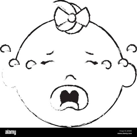 Crying Baby Face Clip Art