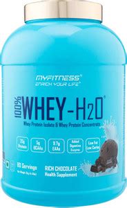 MYFITNESS 100% Whey H2O Rich Chocolate 2kg Whey Protein Price in India ...